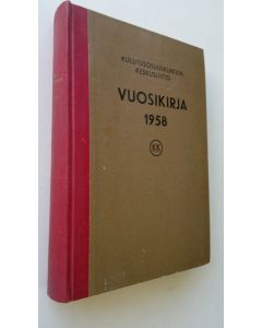 Kirjailijan Kulutusosuuskuntien keskusliitto käytetty kirja KK:n vuosikirja 1958
