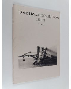 käytetty teos Konservaattoriliiton lehti n:o 40, 4/1994