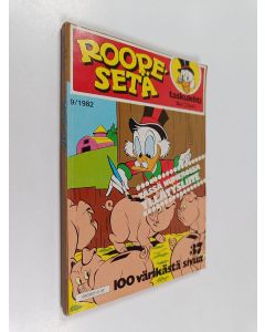 Kirjailijan Walt Disney käytetty kirja Roope-setä 9/1982