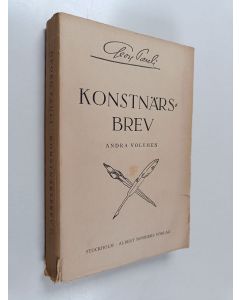 Kirjailijan Georg Pauli käytetty kirja Konstnärsbrev 2