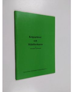 Kirjailijan Christopher von Warnstedt käytetty teos Krigsarkivet och Släktforskaren