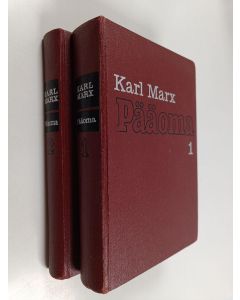 Kirjailijan Karl Marx käytetty kirja Pääoma 1-2 : kansantaloustieteen arvostelua : Pääoman tuotantoprosessi ; Pääoman kiertokulkuprosessi