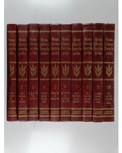 käytetty kirja Home library encyclopedia 1-10