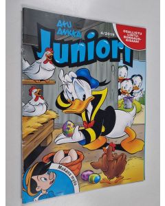 Kirjailijan Walt Disney käytetty teos Aku Ankka Juniori 4/2019