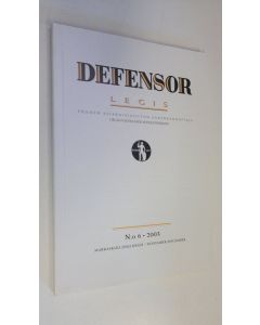 käytetty kirja Defensor legis n:o 6/2003