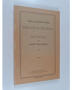 käytetty kirja Suomalais-ugrilaisen seuran aikakauskirja 57 = Journal de la societe Finno-Ougrienne 57