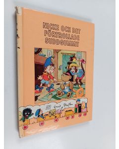 Kirjailijan Enid Blyton käytetty kirja Nicke och det förtrollade suddgummit