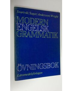 Kirjailijan Jan Svartvik käytetty teos Modern engelsk grammatik : övningsbok