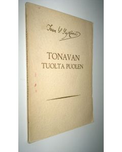 Kirjailijan Ivan Sajkovic käytetty kirja Tonavan tuolta puolen : runosikermä