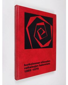 käytetty kirja Korkeimman oikeuden ratkaisujen hakemisto 1969-1979
