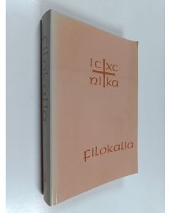 Kirjailijan Nikodeemos Athosvuorelainen & Makarios Notaras käytetty kirja Filokalia 1 : kokoelma pyhien kilvoittelijaisien kirjoituksia