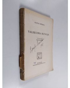 Kirjailijan Gustaf Fröding käytetty kirja Valikoima runoja