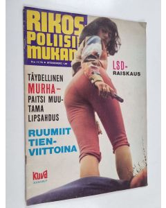 käytetty teos Rikospoliisin mukana 11/1970