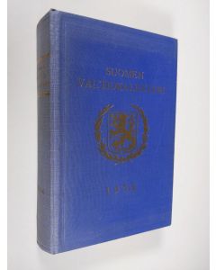 käytetty kirja Suomen valtiokalenteri 1954