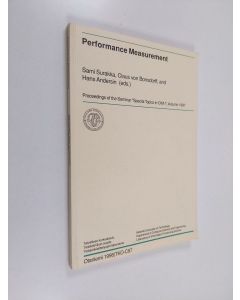 käytetty kirja Performance measurement : proceedings of the Seminar "Special Topics in CIM I", Autumn 1997