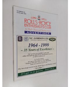käytetty teos Rolls-Royce enthusiasts' club for Rolls-Royce and Bentley owners : January 1992