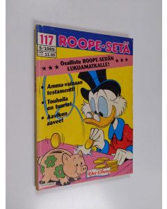 Kirjailijan Walt Disney käytetty kirja Roope-setä 5/1989