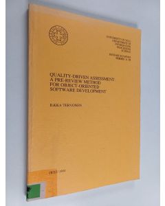 Kirjailijan Ilkka Tervonen käytetty kirja Quality-driven assessment - A pre-review method for object-oriented software development : Dissertation