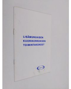 käytetty teos LIsämunuaisen kuorikerroksen toimintakokeet