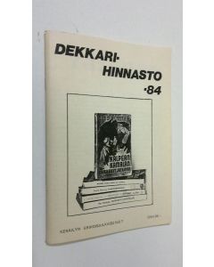 käytetty teos Dekkari-hinnasto 1984