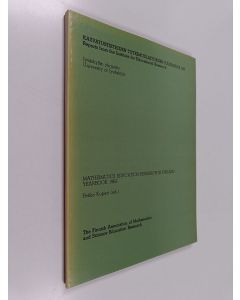 käytetty kirja Mathematics education research in Finland : yearbook 1983