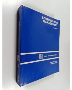 Kirjailijan Richard I. Levin & David S. Rubin käytetty kirja Statistics for Management