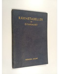 käytetty kirja Räknetabeller för gymnasiet