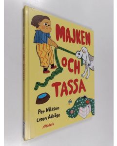 Kirjailijan Per Nilsson käytetty kirja Majken och Tassa
