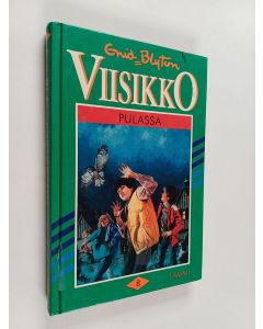 Kirjailijan Enid Blyton käytetty kirja Viisikko pulassa