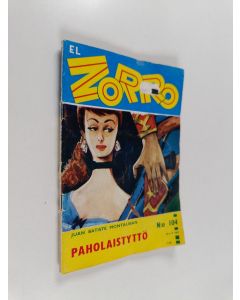 Kirjailijan Juan Batiste Montauban käytetty teos El Zorro 8/1967 : Paholaistyttö