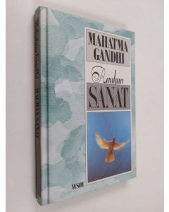 Kirjailijan Mahatma Gandhi käytetty kirja Rauhan sanat