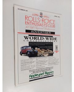 käytetty teos Rolls-Royce enthusiasts' club for Rolls-Royce and Bentley owners : April 1992