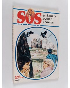 Kirjailijan Enid Blyton käytetty kirja SOS ja kaukoputken arvoitus