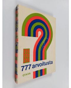 Tekijän Jukka H. Puntari  käytetty kirja 777 arvoitusta