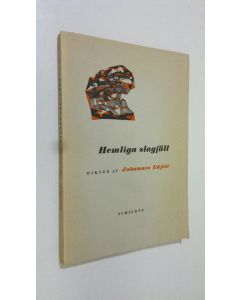 Kirjailijan Johannes Edfelt käytetty kirja Hemliga slagfält