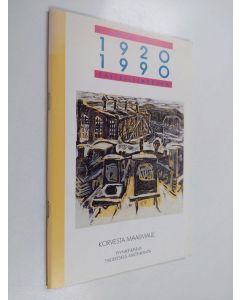 Kirjailijan Pekka Helin käytetty teos Korvesta maailmalle : Tampereen taiteilijaseura 1920-1990