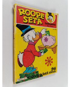Kirjailijan Walt Disney käytetty kirja Roope-setä 10/1981