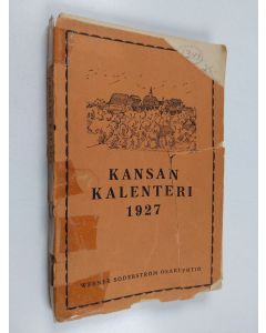 käytetty kirja Kansan kalenteri 1927