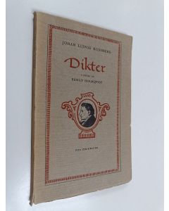 Kirjailijan Johan Ludvig Runeberg käytetty kirja Dikter