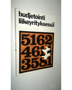 Kirjailijan Aarno Kuosa käytetty kirja Budjetointi liikeyrityksessä