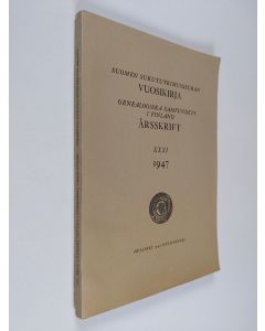 käytetty kirja Suomen sukututkimusseuran vuosikirja 31 = Genealogiska samfundets i Finland årsskrift 31