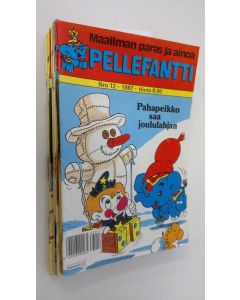 käytetty teos Pellefantti 1987 vuosikerta (puuttuu numerot 4,10,11)