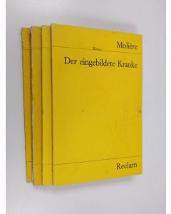 Kirjailijan Johann Wolfgang von Goethe & Sofokles käytetty kirja Antike Theaterstücke : Antigone ; Die Leiden des jungen Werthers ; Das Schiff Esperanza ; Der eingebildete Kranke