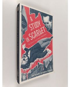 Kirjailijan Arthur Conan Doyle käytetty kirja A Study in Scarlet