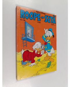 Kirjailijan Walt Disney käytetty kirja Roope-setä 10/95