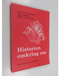Kirjailijan Nils Erik Villstrand käytetty kirja HISTORIEN OMKRING OSS : STUDIEBOK