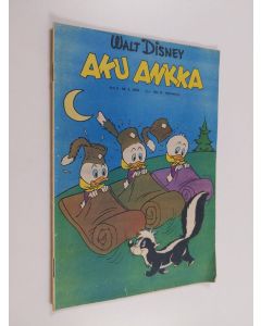 Kirjailijan Walt Disney käytetty teos Aku Ankka 8/1975