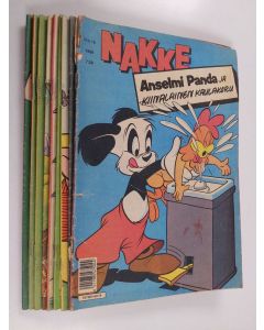 käytetty teos Nakke nrot 16, 19, 28, 36-38, 43, 49 ja 52/1989