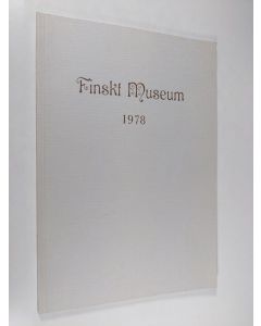 käytetty kirja Finskt museum 1978