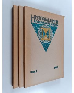 käytetty kirja Historiallinen aikakauskirja vuosikerta 1942 (nrot 1-4)